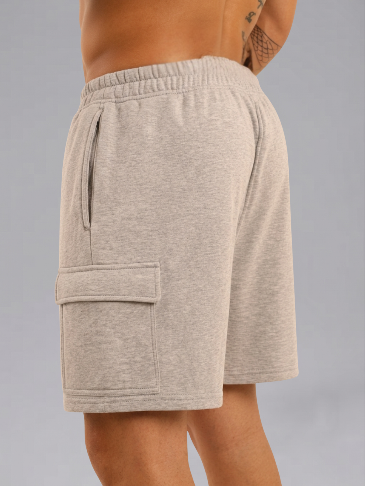 Essential Cargo Shorts - Grey