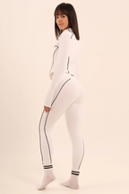 Ivory Edge Legging - White