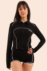 Ivory Edge Jacket - Black