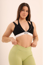 Ivory Edge Top - Black